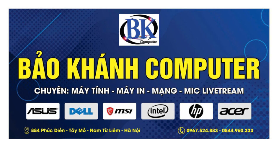 Logo Bảo Khánh Computer - Đơn vị cung cấp dịch vụ sửa chữa máy tính uy tín và chất lượng